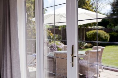 Solar Window Film Installed on Patio Doors