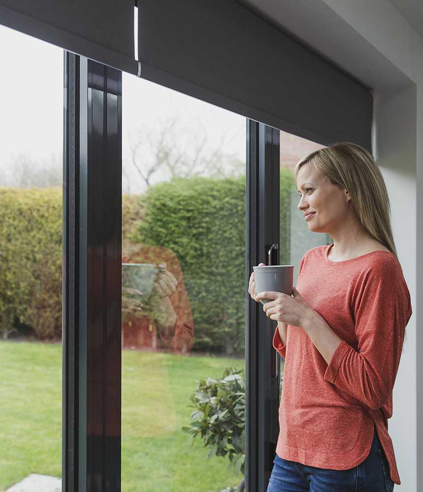 Energy saving film on bi-fold doors