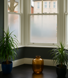 frosted-window-film-installation- Ashtead