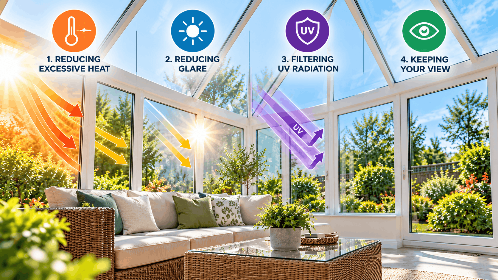 benefits of conservatory window films